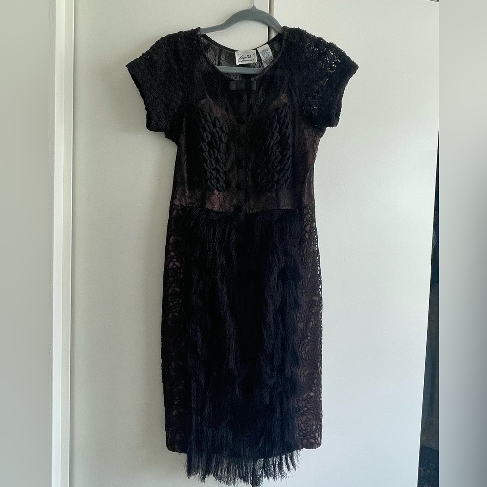 Byron Lars Beguile Corvus Fringe dress